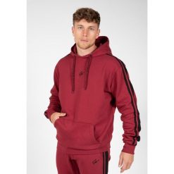 Bluza fitness męska Gorilla Wear Banks Oversized Hoodie z kapturem. Czarne bluzy nierozpinane męskie GORILLA WEAR, m, bez wzorów, sportowe, bez ramiączek, z kapturem. Za 349.00 zł.