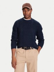 Tommy Jeans Sweter DM0DM22101 Granatowy Regular Fit. Niebieskie kardigany męskie Tommy Jeans, m, bez wzorów, z bawełny, bez ramiączek. Za 519.99 zł.