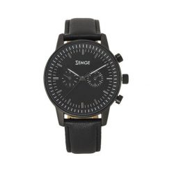 Zegarek Zemge Zegarek męski z kolekcji CLASSIC Czarny ZC1001 uniwersalny. Czarne zegarki męskie ZEMGE. Za 332.10 zł.