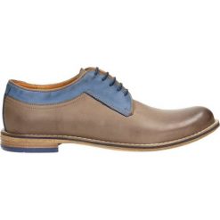Półbuty ALDO. Brązowe eleganckie półbuty męskie Gino Rossi, ze skóry, eleganckie. W wyprzedaży za 249.90 zł.