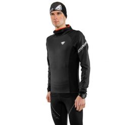 Koszulka trekkingowa męska Dynafit Alpine. Czarne buty do biegania męskie Dynafit, bez wzorów, z elastanu, bez zapięcia, do biegania. Za 399.05 zł.