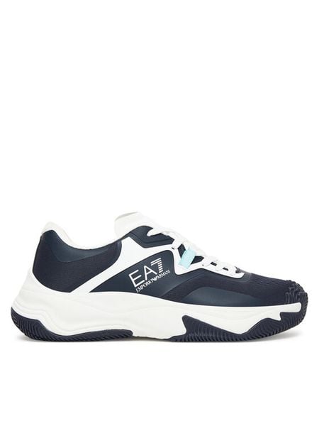 EA7 Emporio Armani Sneakersy X8X248 XK445 MZ220 Niebieski. Niebieskie buty sportowe na co dzień męskie EA7 Emporio Armani, m, bez wzorów, z materiału, bez ramiączek, bez kaptura. Za 529.99 zł.
