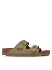 Birkenstock Klapki Arizona Birko-Flor 1027697 Khaki. Brązowe klapki i japonki męskie Birkenstock, bez wzorów, ze skóry. Za 259.99 zł.