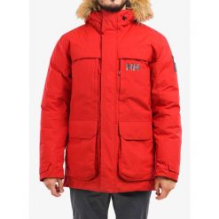 Kurtka zimowa męska Helly Hansen Nordsjo Parka. Czerwone parki męskie Helly Hansen, na zimę, m, bez wzorów, bez kaptura. W wyprzedaży za 1,519.20 zł.
