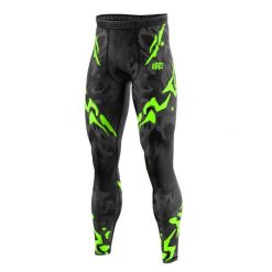 Legginsy sportowe męskie EXTREME HOBBY BLACK PANTHER. Czarne bielizna termoaktywna męska EXTREME HOBBY, m, bez wzorów, z elastanu, bez ramiączek. Za 229.00 zł.