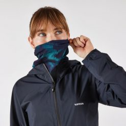 Komin do biegania Kiprun Warm+ ocieplany V2. Niebieskie szaliki męskie KIPRUN, bez wzorów, z elastanu, sportowe. Za 39.99 zł.