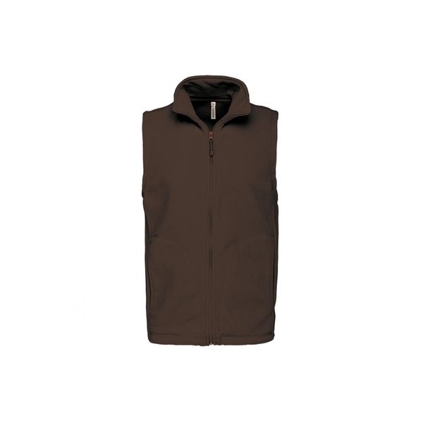 Polar bez rękawów Kariban Luca. Brązowe bluzy z polaru męskie KARIBAN, m, bez wzorów, z polaru, bez ramiączek, bez kaptura. Za 165.00 zł.