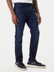 BOSS Jeansy Delaware 50553397 Granatowy Slim Fit. Niebieskie jeansy męskie Boss, bez wzorów, z bawełny. Za 629.99 zł.