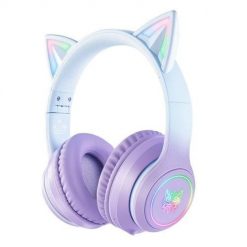 Słuchawki gamingowe ONIKUMA (Niebieski/Fioletowy). Fioletowe słuchawki bluetooth Onikuma. Za 90.00 zł.