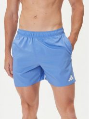 Adidas Szorty kąpielowe JX2670 Błękitny Regular Fit. Niebieskie kąpielówki męskie ADIDAS, m, bez wzorów, z syntetyku. Za 119.99 zł.