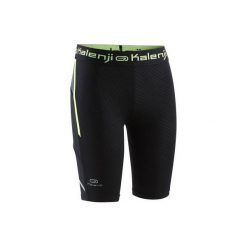 Krótkie legginsy Kiprun. Czarne legginsy męskie KALENJI, krótkie. Za 29.99 zł.