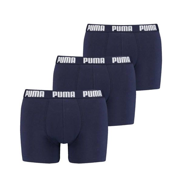 Bokserki męskie Puma EVERYDAY 3-PACK. Niebieskie bokserki męskie Puma, m, bez wzorów. Za 112.99 zł.