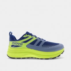 Buty do biegania męskie Inov-8 TrailFly Max Wide. Niebieskie buty do biegania męskie Inov-8, bez wzorów, bez zapięcia, do biegania. Za 476.99 zł.
