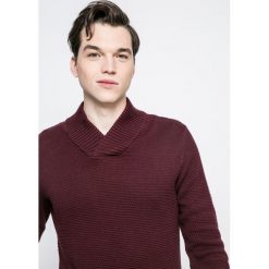 Produkt by Jack & Jones - Sweter. Brązowe swetry męskie PRODUKT by Jack & Jones, z bawełny. W wyprzedaży za 49.90 zł.