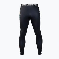 Legginsy treningowe męskie Ground Game Bushido 3.0. Czarne bielizna termoaktywna męska GROUND GAME, m, bez wzorów. Za 159.99 zł.
