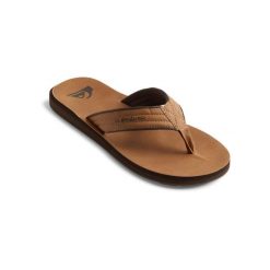 Sandały dla Mężczyzn CARVER NUBUCK Beżowy. Brązowe sandały męskie Quiksilver, z gumy, bez zapięcia. Za 159.99 zł.