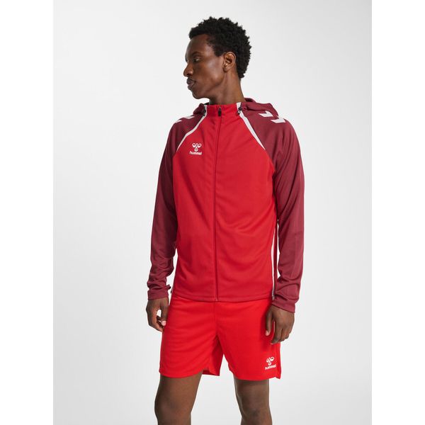 Bluza dresowa zapinana na zamek błyskawiczny Hummel Lead 2.0. Brązowe bluzy bez kaptura męskie HUMMEL, bez wzorów, z dresówki, sportowe, bez ramiączek, bez kaptura. Za 207.00 zł.