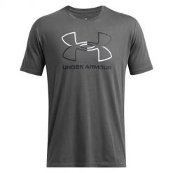 Koszulka sportowa męska Under Armour Gl Foundation Update Ss. Szare t-shirty sportowe męskie Under Armour, m, bez wzorów, z bawełny, sportowe, bez ramiączek. Za 179.50 zł.