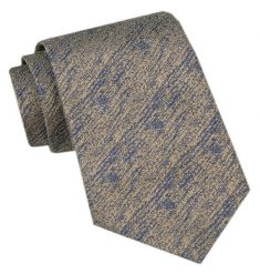 Modny Krawat Męski - Alties - Melanż Niebiesko-Beżowy. Niebieskie krawaty i muchy męskie Alties, bez wzorów, z tkaniny, eleganckie. Za 49.00 zł.
