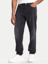 Tommy Jeans Jeansy DM0DM22182 Czarny Regular Fit. Czarne jeansy męskie Tommy Jeans, bez wzorów, z bawełny. Za 469.99 zł.