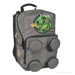 Plecak szkolny Lego PETERSEN NINJAGO LLOYD ENERGY 20209-2501. Szare plecaki męskie LEGO, bez wzorów. Za 538.20 zł.
