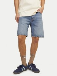 Jack & Jones Szorty jeansowe Chris Cooper 12252858 Niebieski Relaxed Fit. Niebieskie szorty męskie Jack & Jones, bez wzorów, z bawełny. Za 109.99 zł.