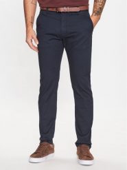 INDICODE Spodnie materiałowe Gower 65-159 Granatowy Regular Fit. Niebieskie spodnie na co dzień męskie INDICODE, bez wzorów, z bawełny. Za 169.99 zł.