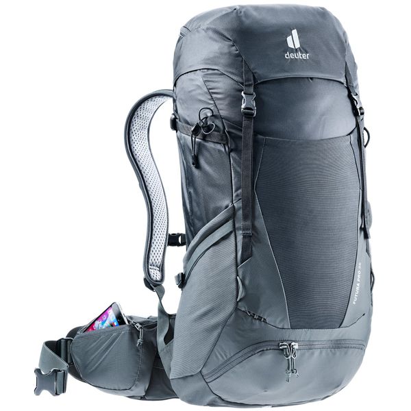 Plecak Futura Pro 36 Deuter. Czarne plecaki męskie Deuter, bez wzorów. Za 745.99 zł.