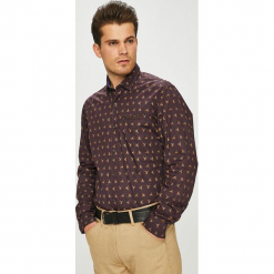 Pierre Cardin - Koszula. Brązowe koszule męskie Pierre Cardin, z bawełny, z klasycznym kołnierzykiem, z długim rękawem. Za 329.90 zł.