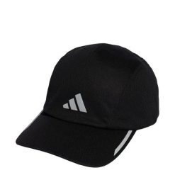 Czapka Running Mesh 4 Panel Climacool. Czarne czapki męskie ADIDAS, bez wzorów, z meshu, sportowe. Za 109.00 zł.