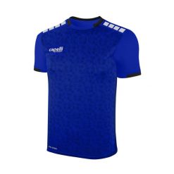 Koszulka piłkarska męska Capelli Cs III Block. Niebieskie t-shirty sportowe męskie CAPELLI SPORT, l, bez wzorów, sportowe, bez ramiączek. Za 119.99 zł.