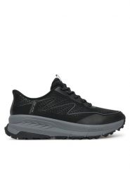 Skechers Trekkingi Switch Back-Mist 237685/BKMT Czarny. Czarne buty trekkingowe męskie Skechers, bez wzorów, z materiału, sportowe, bez obcasa, bez zapięcia. Za 239.99 zł.