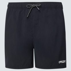 Krótkie Spodenki Męskie Oakley Beach Volley 16. Czarne szorty męskie Oakley, bez wzorów, sportowe. Za 141.99 zł.