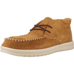 Buty HEY DUDE WALLY NXT MID Brązowy. Brązowe buty trekkingowe męskie PRO BRANDS, bez wzorów, z tkaniny, bez zapięcia, trekkingowe. Za 490.38 zł.