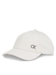 Calvin Klein Czapka z daszkiem Bombed Metal K50K512349 Écru. Czapki męskie Calvin Klein, bez wzorów, z bawełny. Za 129.99 zł.
