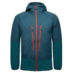 Kurtka softshell męska Jack Wolfskin Alpspitze Hoody. Niebieskie kurtki męskie Jack Wolfskin, m, bez wzorów, z softshellu, bez ramiączek, bez kaptura. Za 499.99 zł.