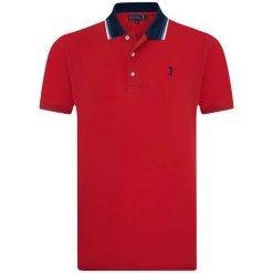 Sir Raymond Tailor Koszulka Polo Męska Seed M Czerwona. Czerwone koszulki polo męskie marki Sir Raymond Tailor, bez wzorów, bez kołnierzyka, bez ramiączek. Za 109.00 zł.