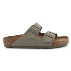 Klapki Birkenstock Arizona Bs M 1027704 zielone. Zielone klapki i japonki męskie bez wzorów, z materiału. Za 618.68 zł.