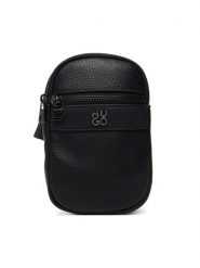 HUGO Saszetka Quantic 50558410 Czarny. Czarne saszetki męskie Hugo, bez wzorów, ze skóry. Za 599.99 zł.