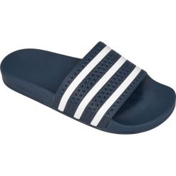 Granatowe Klapki adidas Originals Adilette M 288022. Białe klapki i japonki męskie ADIDAS, bez wzorów, z materiału. W wyprzedaży za 209.00 zł.