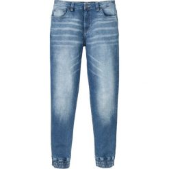 Dżinsy ze stretchem Regular Fit Tapered bonprix jasnoniebieski "used". Jeansy męskie marki bonprix. Za 79.99 zł.