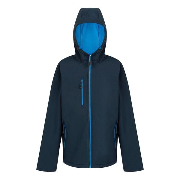 Męska Kurtka Soft Shell Navigate 2 Layer. Niebieskie kurtki męskie Regatta, m, bez wzorów, sportowe, bez ramiączek, bez kaptura. Za 245.99 zł.