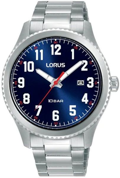Zegarek Lorus męski RH981RX9 stalowy wodoszczelny . Szare zegarki męskie Lorus, ze stali. Za 269.00 zł.