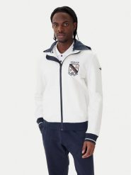 Aeronautica Militare Bluza 261FE2096UF00674 Biały Regular Fit. Białe bluzy rozpinane męskie Aeronautica Militare, m, bez wzorów, z bawełny, bez ramiączek, bez kaptura. Za 749.99 zł.