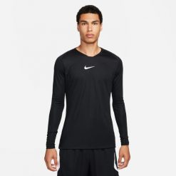 Koszulka treningowa męska Nike Dry Park First Layer. Białe koszulki męskie z długim rękawem Nike, m, bez wzorów, sportowe, bez kołnierzyka, bez ramiączek. Za 178.00 zł.