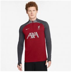 Bluza Nike Liverpool FC Strike Drill Top FD7090-688. Bluzy nierozpinane męskie Nike, m, bez wzorów, bez ramiączek, bez kaptura. Za 195.29 zł.