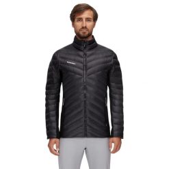 Kurtka trekkingowa męska Mammut Albula IN Hybrid. Czarne kurtki męskie Mammut, m, bez wzorów, z poliamidu, bez ramiączek, bez kaptura. Za 801.55 zł.