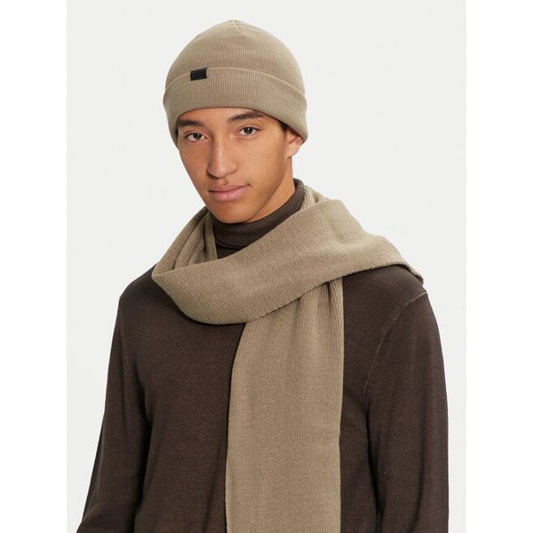 Zestaw Szalik i Czapka Jack & Jones. Zielone czapki męskie Jack & Jones, bez wzorów. Za 159.99 zł.