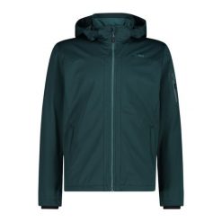 Kurtka męska turystyczna CMP 39A5027. Niebieskie kurtki męskie CMP, l, bez wzorów, z softshellu, sportowe, bez ramiączek, z kapturem. Za 398.15 zł.