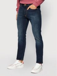 Lee Jeansy Luke L719GCBY 112118984 Granatowy Slim Fit. Niebieskie jeansy męskie Lee, bez wzorów, z bawełny. Za 329.99 zł.